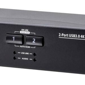 ATEN CS1822 Aten CS1822 2-Port USB 3.0 4K HDMI KVMP Switch with 2 x 1.8m Cable