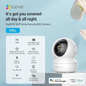 EZVIZ CS-H6C-R101-1G2WF Ezviz Pan & Tilt Smart Home Camera (H6C)