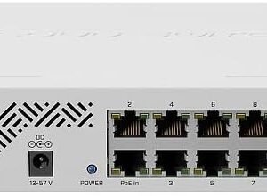 MIKROTIK CSS610-8G-2S+IN Cloud Smart Switch 8X Gigabit Ethernet Ports 2X SFP+ Ports