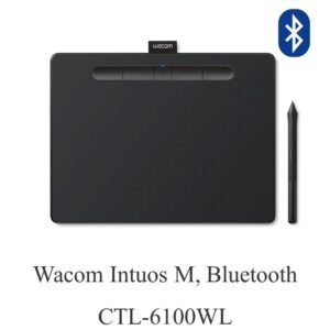 WACOM CTL-6100WL-P0 Wacom Intuos M with Bluetooth Berry Drawing Tablet
