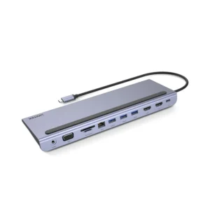 UNITEK D-1022B uHUB 11+ 11-in-1 USB-C Ethernet Hub with MST Triple
