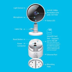 D-LINK DCS-8302LH FHD Outdoor Wi-Fi Camera