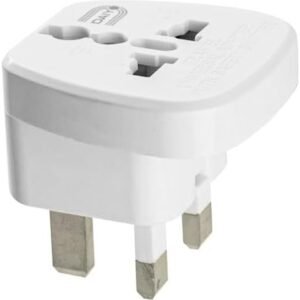 DAIYO DE201 TRAVELLER ADAPTOR UK 3-PRONG WITH EARTH