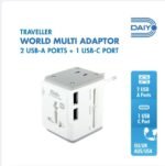 DAIYO DE318 TRAVELLER WORLD MULTI ADAPTOR US EU UK AU