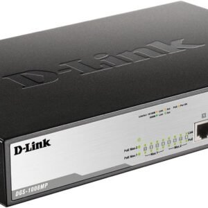 D-LINK DGS-1008MP D-Link 8-port UTP 802.3af/at PoE Gigabit (Port 1-8 Up-to 30W per port, Power Budget : 140W)