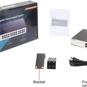 D-LINK DGS-1024C D-Link 24-port 10/100/1000Mbps Unmanaged Gigabit Switch (Metal, Rackmountable)