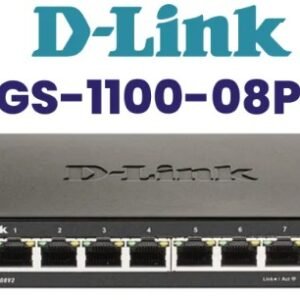 D-LINK DGS-1100-08PV2 D-Link 8-port UTP 802.3af PoE Gigabit (Port 1-8 Up-to 15.4W per port, Power Budget : 64W, H/W : A)