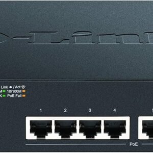 D-LINK DGS-1100-10MPV2 D-Link 8-port UTP 802.3af PoE & 802.3at PoE+ 10/100/1000Mbps, 2-port Gigabit SFP Smart Switch