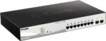 D-Link DGS-1210-10MP 10-Port Gigabit Smart Managed PoE Switch + 2 SFP Ports (130W)