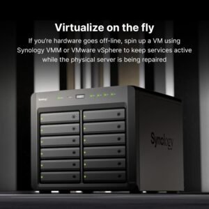 SYNOLOGY DS2422+ Synology 12-bay DiskStation (up to 24-bay), Quad Core 2.2 GHz, 4GB RAM (up to 32GB), 10GbE NIC & M.2