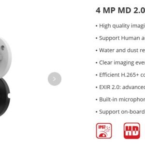 HIKVISION DS-2CD1043G2-IUF  4MP H265+ Motion Detection 2.0 camera built-in microphone