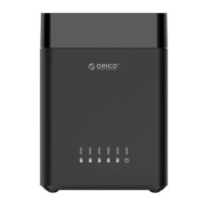 ORICO DS500C3-BK Orico ORICO-3.5 inch 2-Bay Magnetic-type Type-C Hard Drive Enclosure 1) Material: ABS 2) Supported C