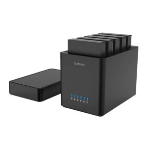 ORICO DS500C3-UK-BK-BP Orico 5 Bay Type-C Hard Drive Enclosure With Raid ORICO DS500C3-UK-BK-BP