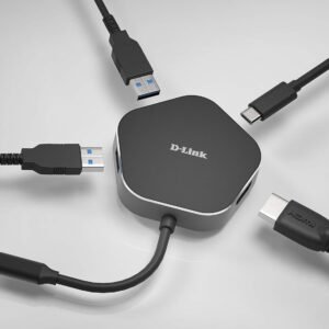 D-LINK DUB-M420 D-Link 4-in-1 USB-C Hub with HDMI and Power Delivery