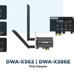 D-LINK DWA-X562 D-Link D-Link DWA-X562/E AX1800 PCI-E Wireless Adapter with BT 5.2