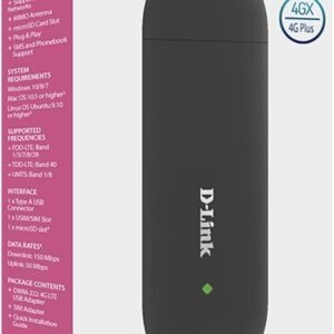 D-LINK DWM-222 D-Link 3G/4G LTE USB Dongle