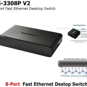 EDIMAX ES-3308P EDIMAX 8-Port Fast Ethernet Desktop Switch