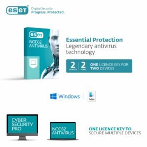 ESET ESET-AV-2Y2U Eset Nod32 Antivirus 2 Year 2 User