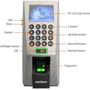 ZKTECO F18 ZKTeco F18 Biometric Fingerprint Standalone Access