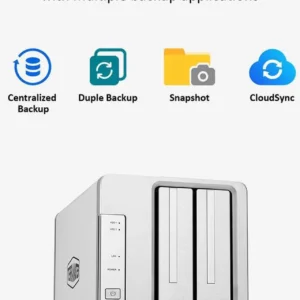 TERRAMASTER F2-423 Terramaster Intel Celeron N5095/5105 Quad Core 2.0GHz,burst up to 2.9 GHz, 4GB DDR4, 2.5GbE X2