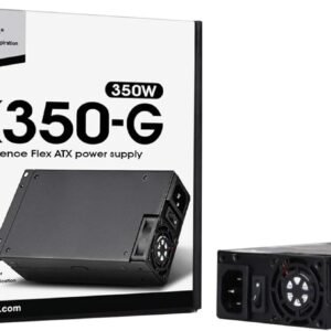 SILVERSTONE FX350-G SilverStone 350 Watt Flex ATX Power Supply with Fixed Cables and 80 Plus Gold with 6Pin P