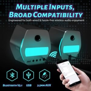 EDIFIER G2000 BLACK EDIFIER G2000 RGB GAMING SPEAKER WITH BT 16W