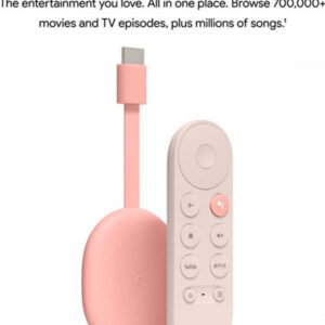 GOOGLE GA01920-US Chromecast with Google TV 4K Sunrise