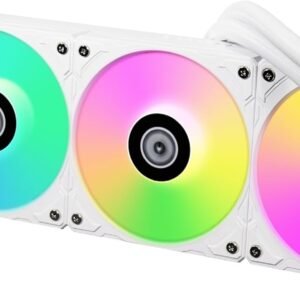 LIAN LI GA2T36W Lian Li LL-3013 Galahad II Trinity AIO 360mm ARGB CPU Water Cooler - WHITE