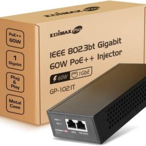 Edimax GP-102IT Edimax IEEE 802.3bt Gigabit 60W PoE++ Injector