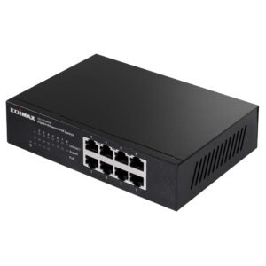 Edimax  GS-1008PHE Edimax 8-Port Gigabit Switch with 4 PoE+ Ports (80W)