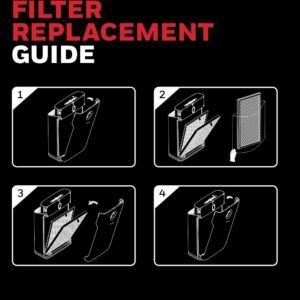HONEYWELL HC000057/AP/SPR/V3 Honeywell Air Touch V3 Activated Carbon Filter, Removes Formaldehyde, VOCs, Smoke, Toxic Fumes and O