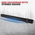 HONEYWELL HC000257/AUD/SB/P200 Honeywell P2000 60W Soundbar (94cms), 2.0 Channel Stereo Sound