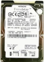 HITACHI HTS548080M9AT00 - 80GB 5.4K IDE 2.5"  HDD
