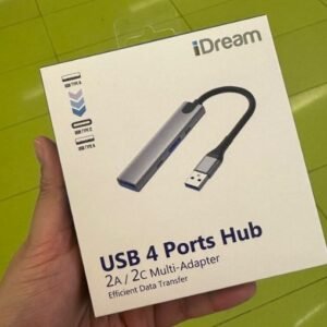 IDREAM IDU34CR IDREAM USB 4 PORTS HUB 2A/2C MULTI ADAPTER