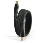 IDREAM IDUCM11 Magnetic PD240W USB-C to C Macaron Weaving Cable 1M (Black)