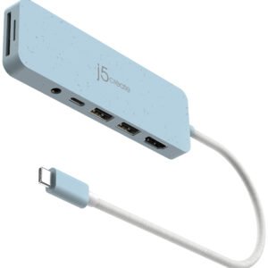 J5CREATE JCD373EC J5CREATE USB-C MULTI-PORT HUB WITH PD  (ECO) 33R8B
