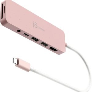 J5CREATE JCD373ER J5CREATE USB-C MULTI-PORT HUB WITH PD  (ECO) 33R7C