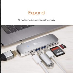 J5CREATE JCD386 J5CREATE USB TYPE-C 7-IN-1 ULTRADRIVE MINI DOCK