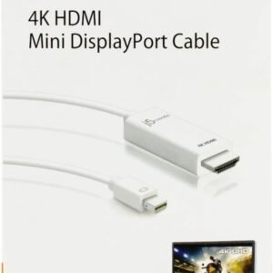 J5CREATE JDC159 J5CREATE MINI DISPLAYPORT TO 4K HDMI CABLE (1.8M)