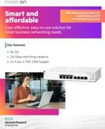 ARUBA JL811A Aruba Instant On 1830 8G 4p CL4 PoE 65W Switch