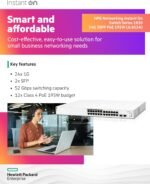 ARUBA JL813A Aruba Instant On 1830 24G 12p CL4 PoE 2SFP 195W Switch   **Only 12 ports is POE