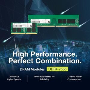 TRANSCEND JM2666HLB-16G Transcend 16GB JM DDR4 2666 U-DIMM 2Rx8 1.2V