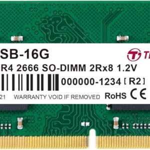 TRANSCEND JM2666HSB-16G Transcend 16GB JM DDR4 2666 SO-DIMM 2Rx8 1.2V )