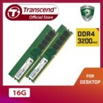 TRANSCEND JM3200HLB-16G -16G 1x16GB DDR4 3200Mhz RAM Memory