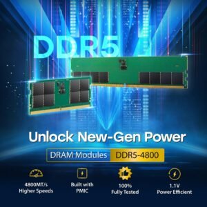 TRANSCEND JM4800ALE-16G Transcend RAM 16GB DDR5 4800MHz CL40 (1Rx8) Desktop Memory