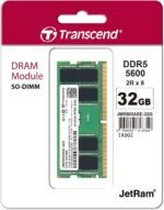 TRANSCEND JM5600ASE-32G Transcend 32GB JM DDR5 5600 SO-DIMM 2Rx8 2Gx8 CL46 1.1V