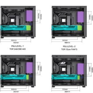 JONSBO JONSBO-D41-MESH-BK JONSBO D41 MESH Black (ATX, Type C, no fans)
