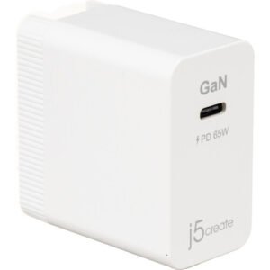 J5CREATE JUP1365 65W GAN 1-PORT PD USB-C MINI CHARGER