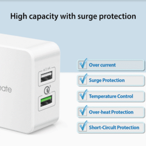 J5CREATE JUP20 J5CREATE 2-PORT USB 30W CHARGER W/ QC3.0