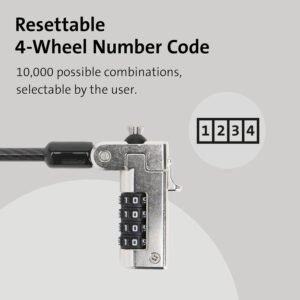 KENSINGTON K68008W Kensington N17 2.0 Keyed Laptop Lock For Dell Devices (461-AAFD) for Dell Latitude